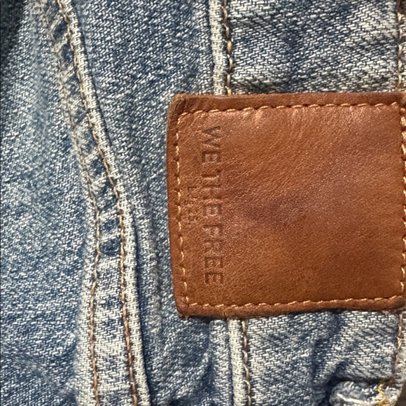 FREE PEOPLE - We the free Boyfriend Blue Jeans Size 27 - Picture 9 of 9